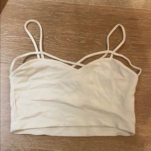 Brandy Melville crosses crop top